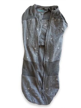 Happiest Baby Gray Star Kids One-Piece Sleep Sack